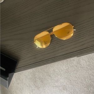 Gold Christian Dior Sunglasses